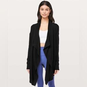 Lululemon Find Your Calm Wrap Cardigan in Black Size 4